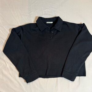 Heart Hips Black Textured Knit Top